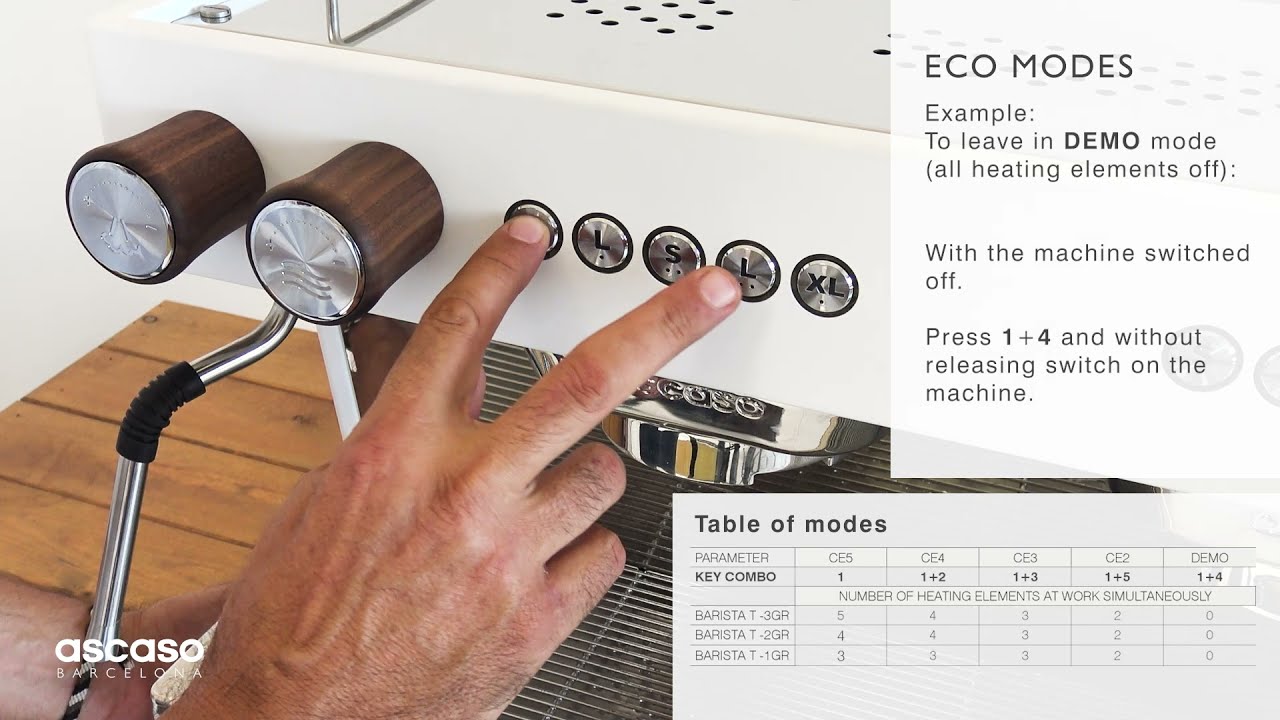 Barista T ZERO - Specific functions of the ZERO model - YouTube