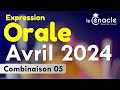 Tcf  expression orale  avril 2024  combinaison 5