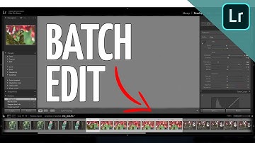 BATCH EDITING in LIGHTROOM