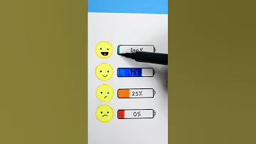 What mind of emoji is your battery now? #satisfying #relaxing #shorts