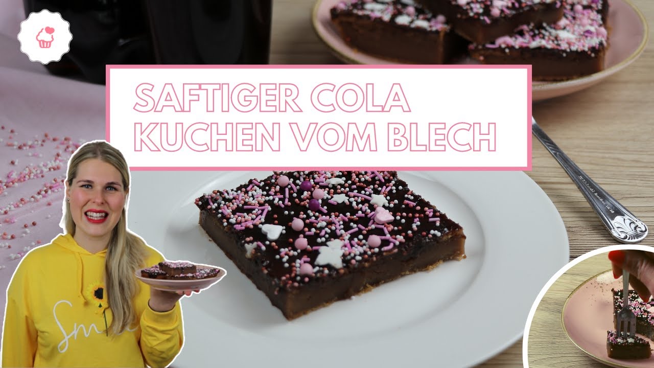Saftiger Cola Kuchen vom Blech | Rezept | Jessys Küchenkunst - YouTube