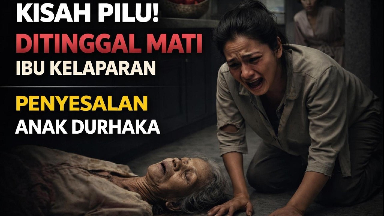 KISAH PILU! DITINGGAL MATI Ibu kelaparan, PENYESALAN Anak Durhaka Tak Terobati Sampai Akhir Hayat!