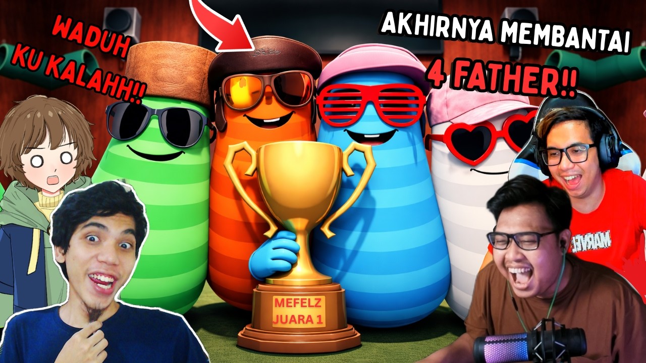 AKU MENGALAHKAN 4 FATHER YANG DIKUTUK JADI KACANG!! SUMPAH KOCAK BANGET ASLI.. 🤣😭