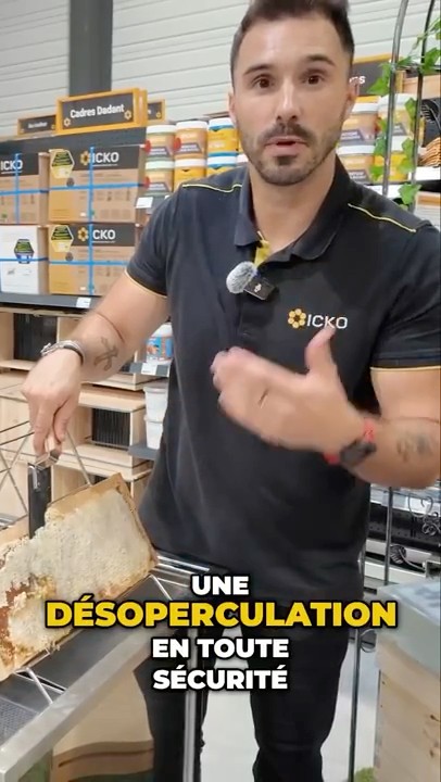 Désoperculer en toute sécurité avec le chevalet ICKO