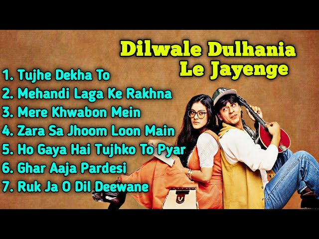 Dilwale Dulhania Le Jayenge movie all song|| Shahrukh Khan|| Kajol || (MUSICAL WORLD) class=