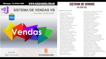 Sistema de Vendas com VB  - Aula 02 - Iniciando o Projeto