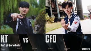 KT vs CFO | WORLDS 2025 | Knockout