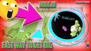 NEW UPDATED IO GAME: HOLE.IO [WORLD RECORD GAMEPLAY] BEST STRATEGY TO GET BIG   FUNNY SFX MOMENTS!!!