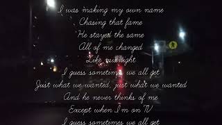 [LYRICS] Taylor Swift - Midnight Rain