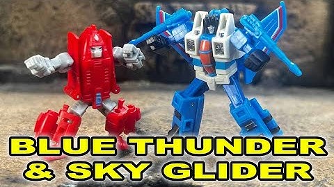 Dr  Wu Dark Blue Thunder & Sky Glider (Thundercracker & Powerglide)