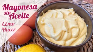 Mayonesa Sin Aceite Ligera Con Huevo Cocido Mayonesa Saludable