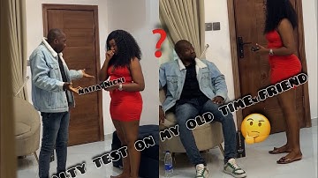 Loyalty test on my old time friend that came back from Canada, to know if he got my back or not….