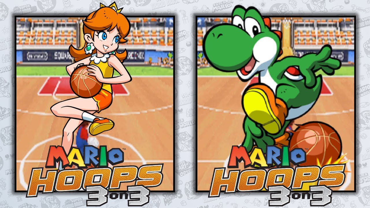 Mario Hoops 3 on 3 Princess Daisy & Yoshi Voice Clips YouTube