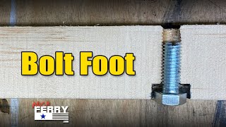 Ⓕ Making Furniture Feet from Bolts by Nick Ferry 15,844 views 4 years ago 3 minutes, 42 seconds