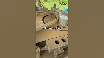 Stirrups ring making #youtube #shortsfeed #engineer #civilwork #steel  #viral #trending