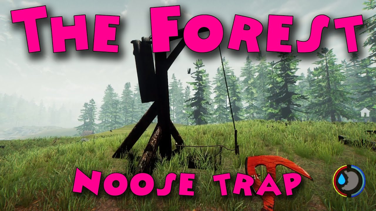 The Forest How the Noose trap works YouTube