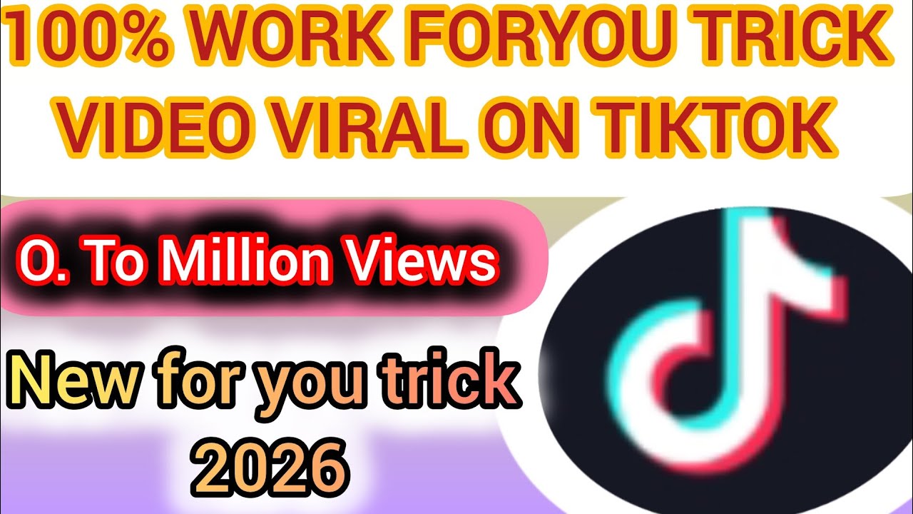 foryou trick for TikTok l TikTok foryou trick for video viral on TikTok l foryou 2026 l Foryou trick