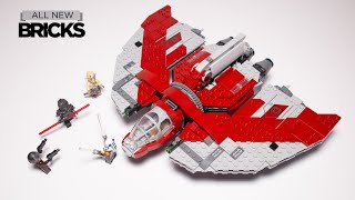 Lego Star Wars 75362 Ahsoka Tano's T-6 Jedi Shuttle Speed Build