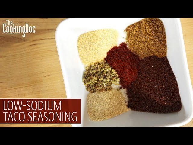 Low Sodium DIY Taco Seasoning - Jersey Girl Cooks