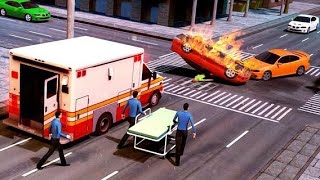 NY City Real Fire Fighter Simulator - Emergency Fire Truck Driver Rescue 3D - Android Gameplay screenshot 4