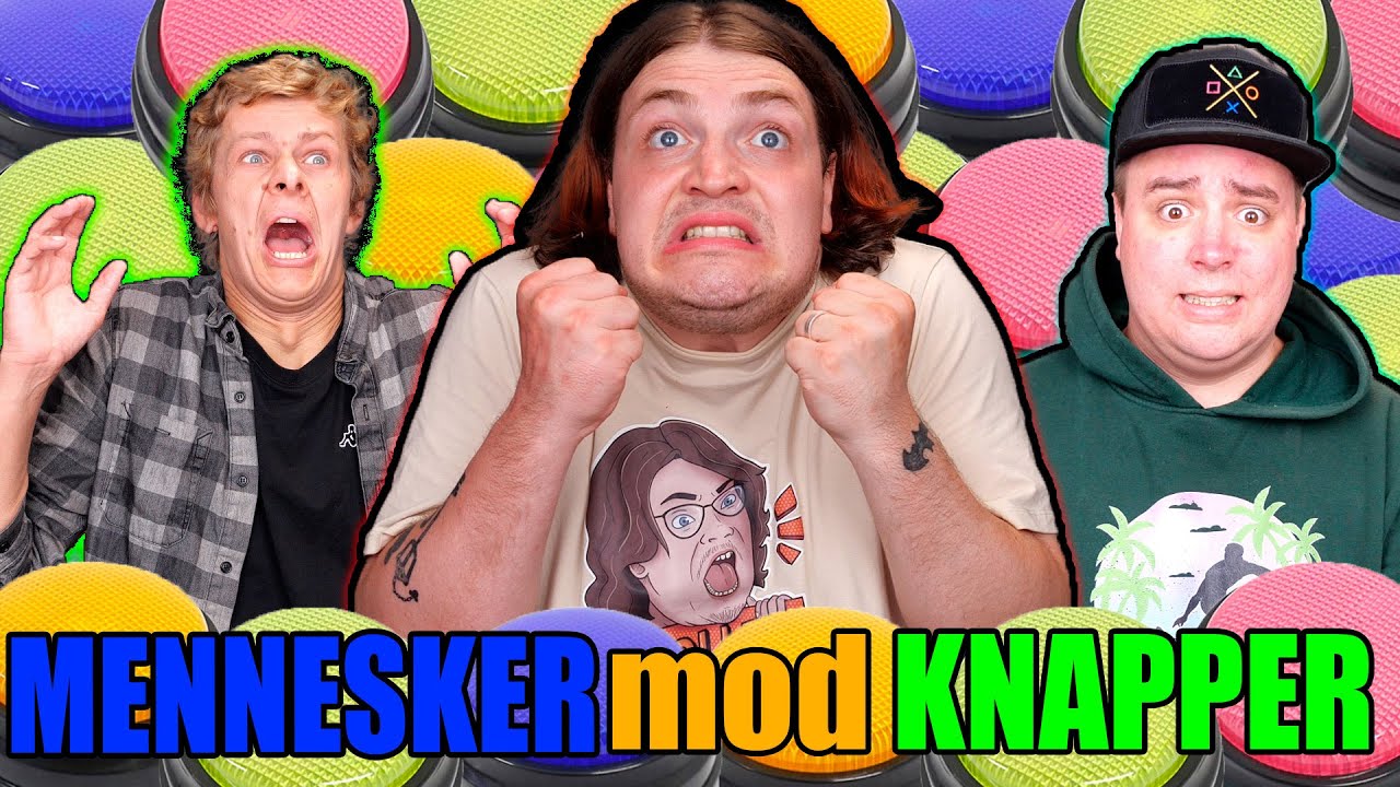 3 MENNESKER MOD 50 KNAPPER