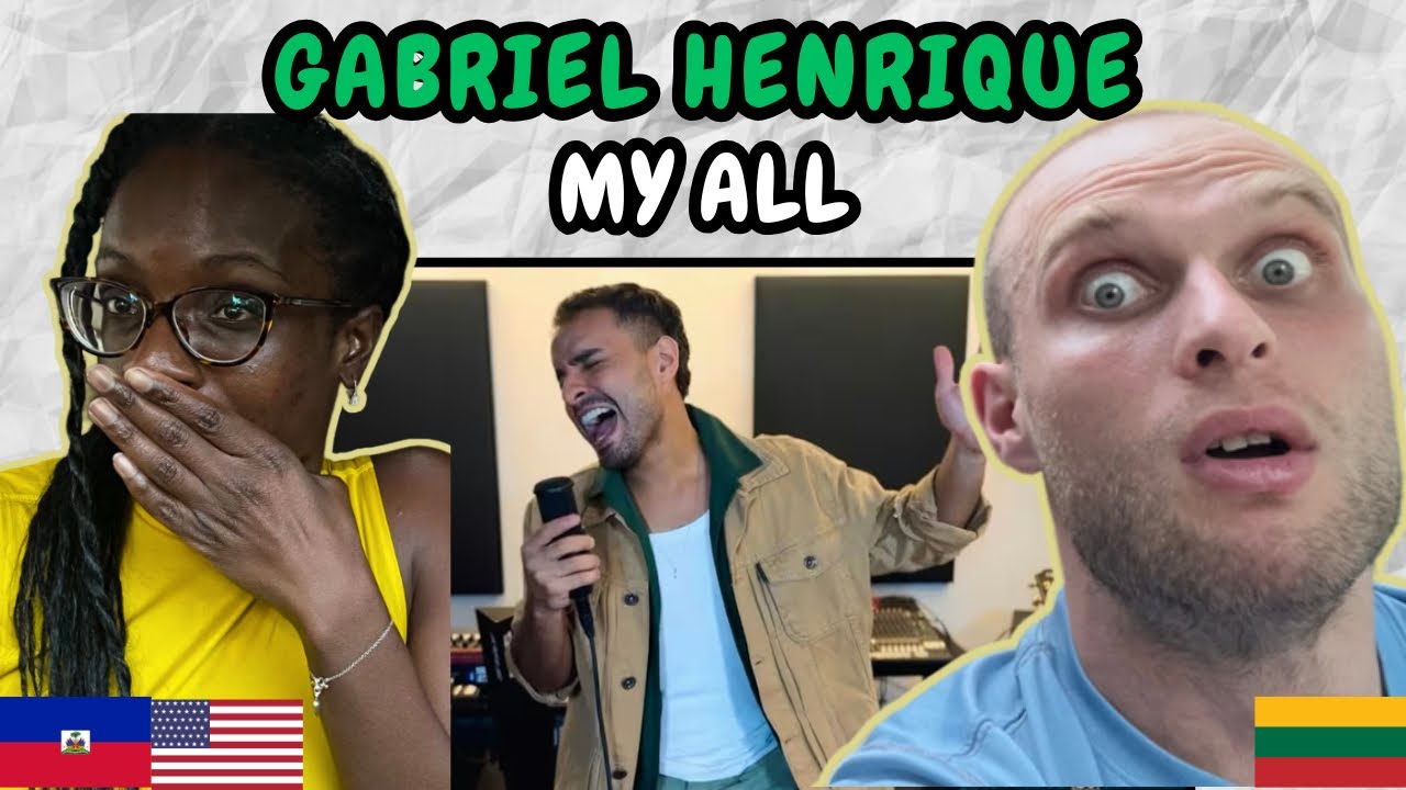 REACTION TO Gabriel Henrique - My All (Mariah Carey Cover) | FIRST TIME WATCHING