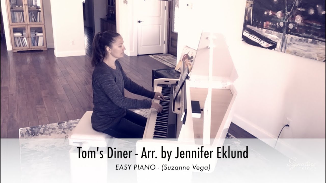 Tom's Diner (Suzanne Vega) Easy Piano Sheet Music YouTube