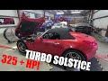 DYNO TUNING A TURBO PONTIAC SOLSTICE! WATCH OUT FOR THIS ONE!