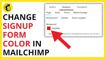 How to Change Mailchimp Signup Form Color [QUICK GUIDE]