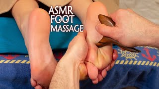 Amazing Foot Massage ASMR, Stress Relief Tingles, No talking