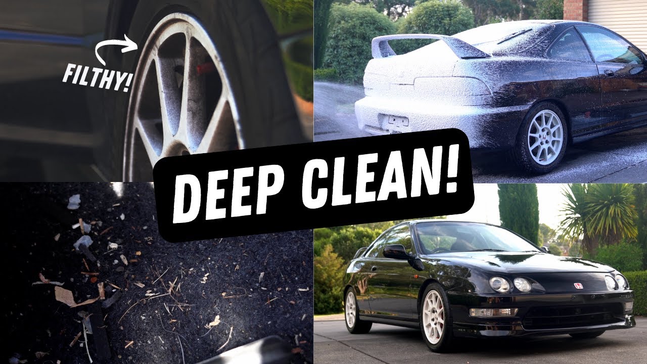 FILTHY Honda Gets a Deep Clean! - 2000 Integra Type R - YouTube