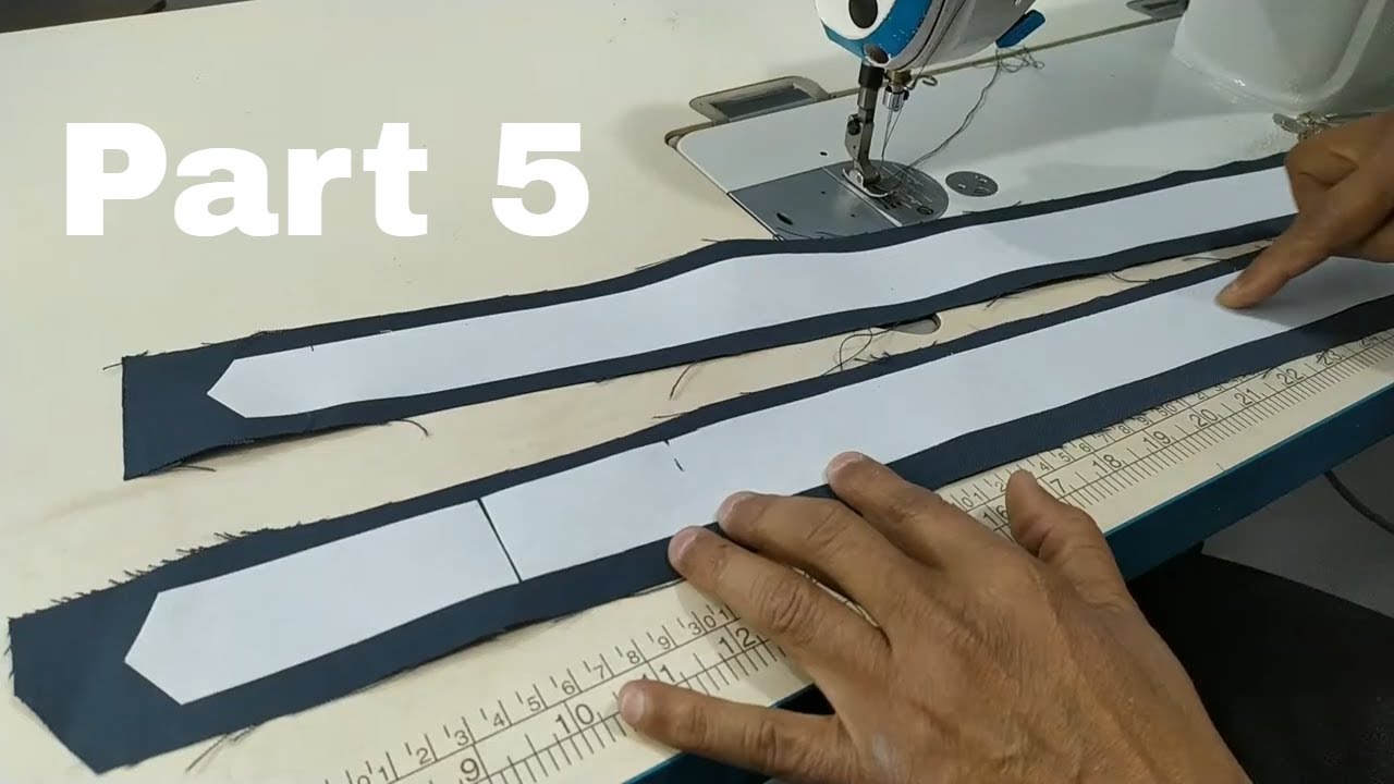 Pant belt stitching Mens pant cutting and stitching Gents pant