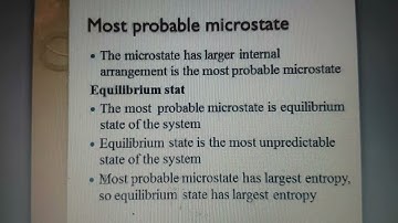 Most probable microstate | Stat mechanics