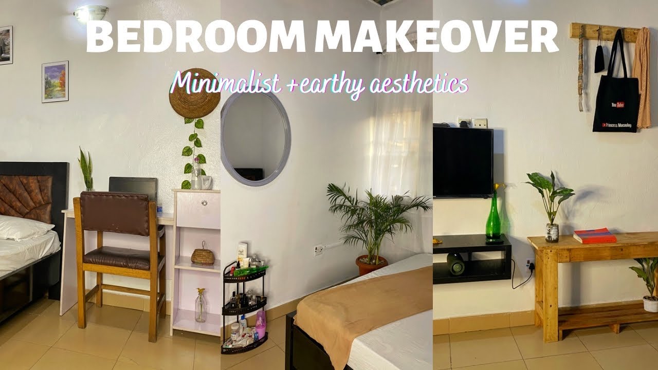 Extreme small BEDROOM MAKEOVER + tour in PH, Nigeria| Minimalist aesthetics + Pinterest inspired.