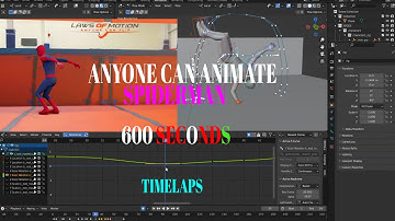 Spiderman Parkour Animation Tutorial (Time-lapse)