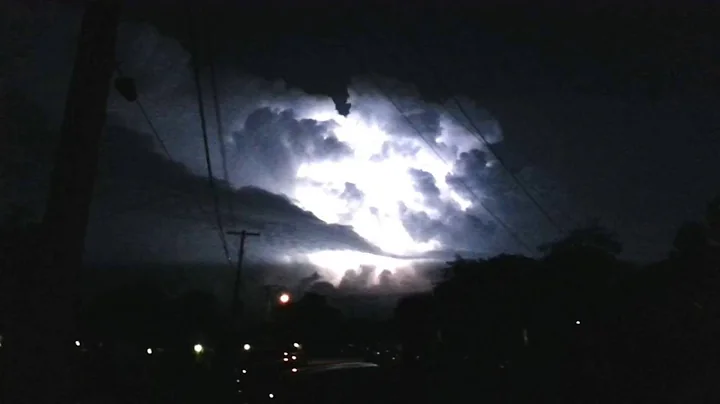 Dry lightning!
