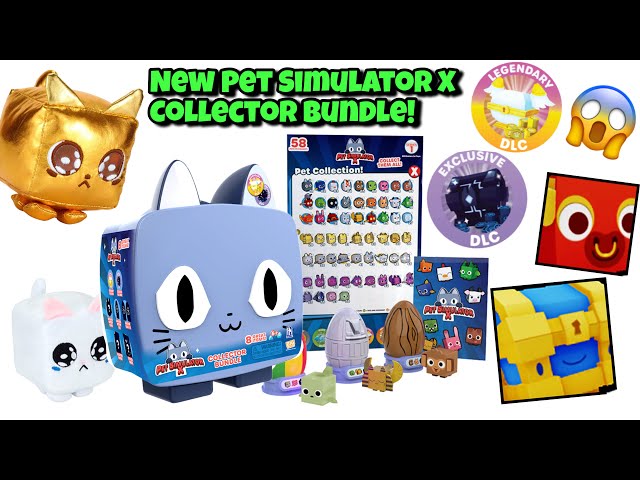  UCC Distributing PET Simulator X – Marbled Purple Iridescence  Cat Collector Bundle (Mystery Case w/ 8 Items, Series 1) Exclusive  [Includes DLC] : Toys & Games