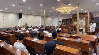 השיעור האחרון של השנה ומיד אחרי סליחות