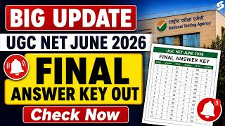 UGC NET Answer Key 2026 June Out | UGC NET Answer Key Kaise Check Kare? | UGC NET Final Answer Key