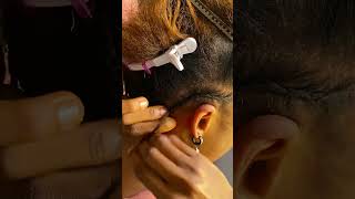 How to cornrow your own hair before and after #cornrowstyles