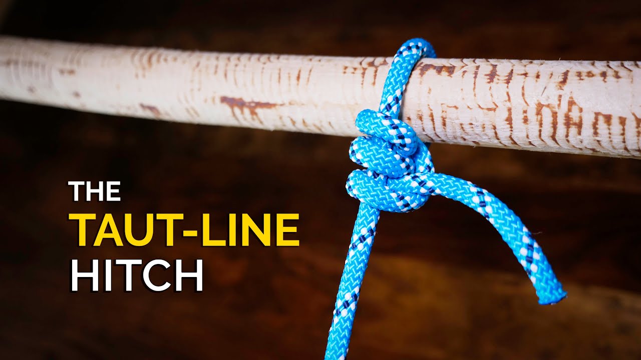 How to Tie the Taut Line Hitch Knot in UNDER 60 SECONDS!!