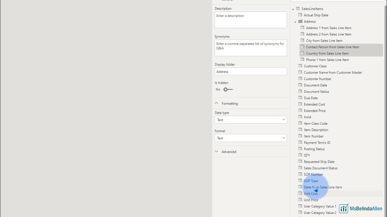 Organizing Data with Folders in Microsoft Power BI YouTube