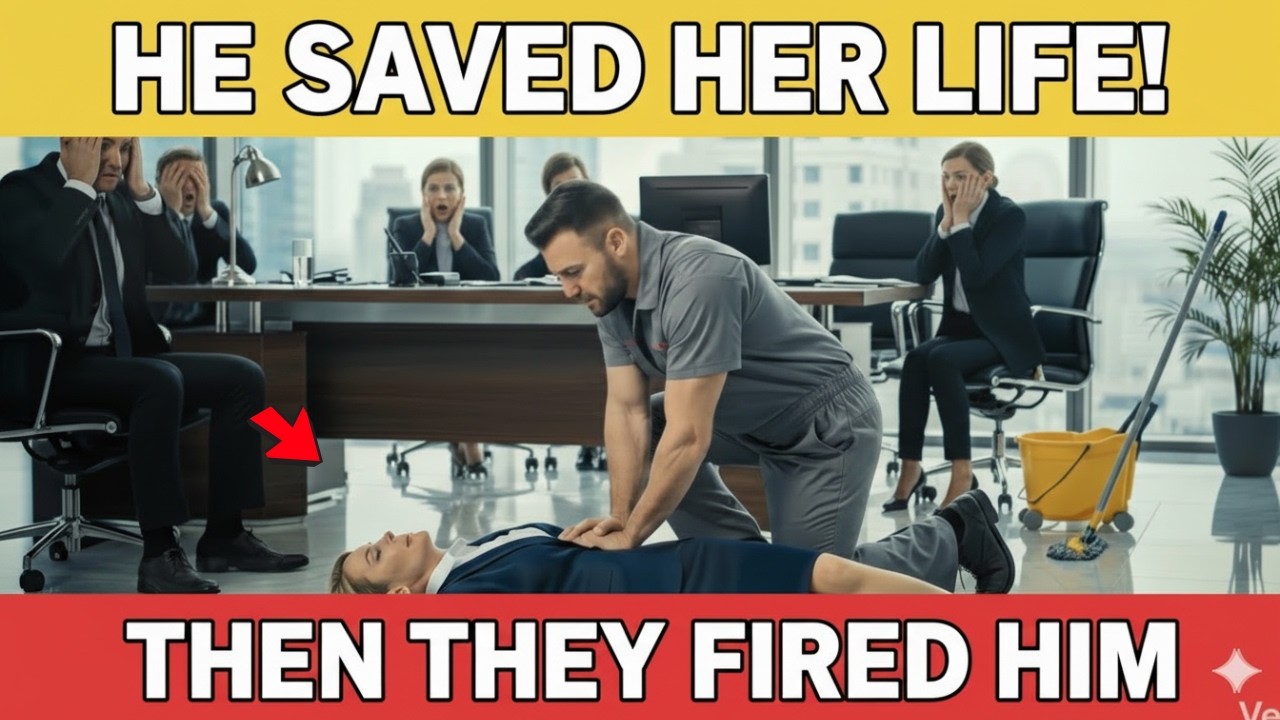 Single Dad Janitor Saved a Billionaire’s Life — The Company’s Response Left Everyone Speechless