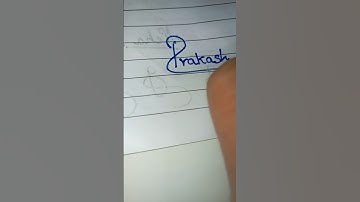 Prakash name signature style💥💥💥 yt shorts#youtube