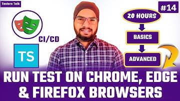 Playwright Typescript #14 Run Playwright Tests on Chrome, Edge & Firefox Browsers