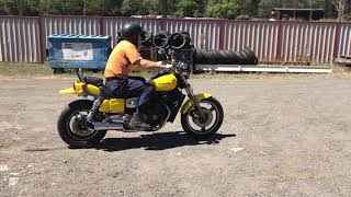 Kawasaki ZL750 1986 with yellow paint