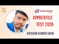 Union Bank Of India Apprentice 2026 Full Test -12 | Maths UBI Apprentice Test-12 #ubi #testbook
