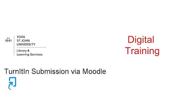 Turnitin Submission via Moodle