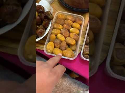 حفظ رطب التمر بثلاجة الفريز بعلب صغيرة