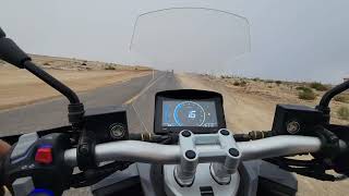 Test ride becane x adv 125cc مراجعة دراجة
